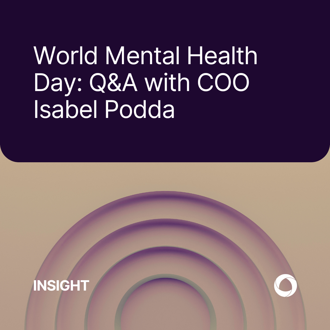 World Mental Health Day: Q&A with INFINITE’s COO Isabel Podda